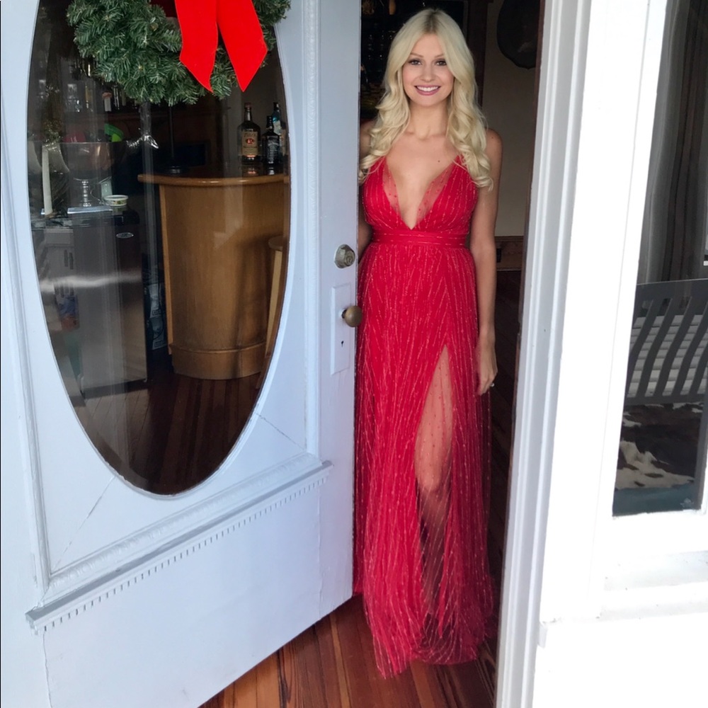 Red dress